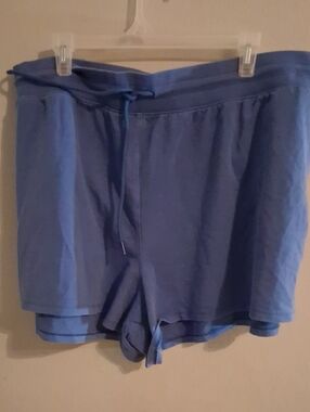 all in motion Light Blue Athletic Pull-On Shorts